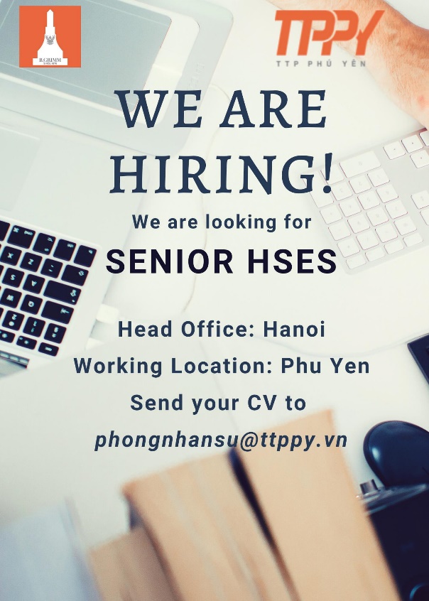 We are looking for SENIOR HSES