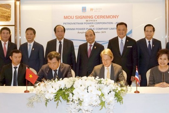 PV POWER SIGNED MOU ON INVESTMENT COOPERATION WITH B.GRIMM POWER (THAILAND)